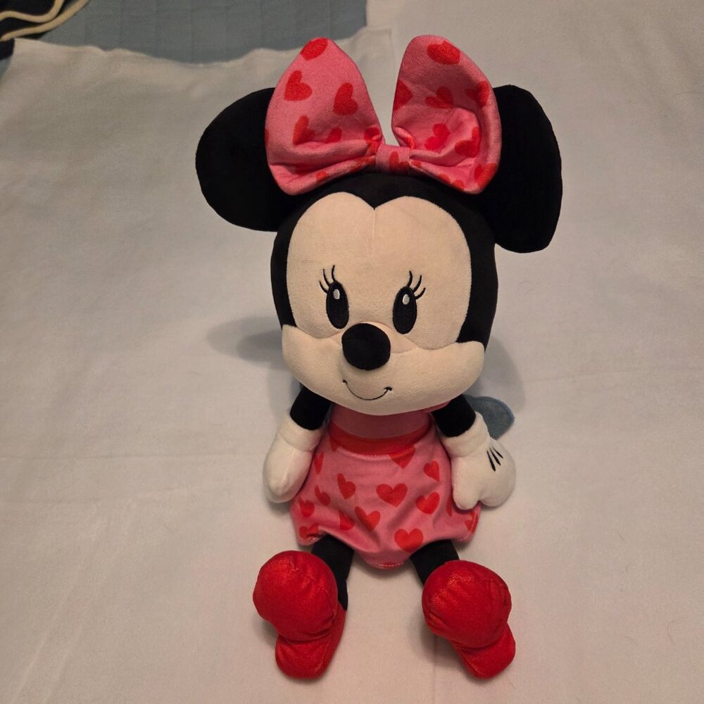 Disney Baby Minnie 2024 Plush VALENTINE Hearts 19 Inches
